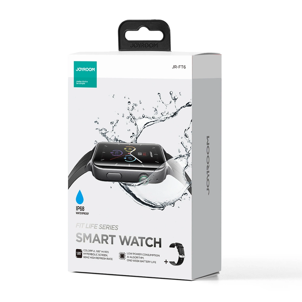 Joyroom Fit-Life JR-FT6 smartwatch with call answering function / IP68 protection - blackeng