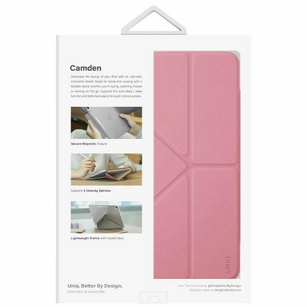 Uniq Camden case for iPad 10 gen (2022) - pinkeng