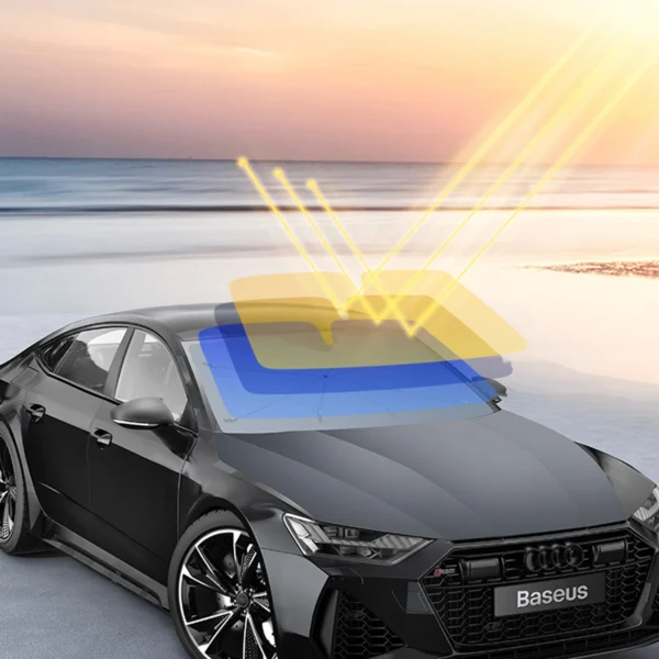 Sunshade for the windscreen Baseus CoolRide CRKX000001 - blackeng