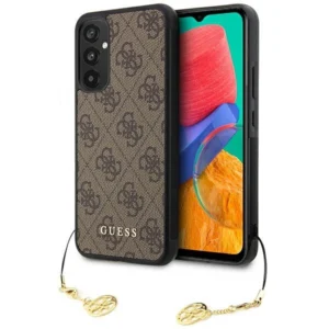 Guess GUHCSA34GF4GBR A34 5G A346 brown/brown hardcase 4G Charms Collectioneng