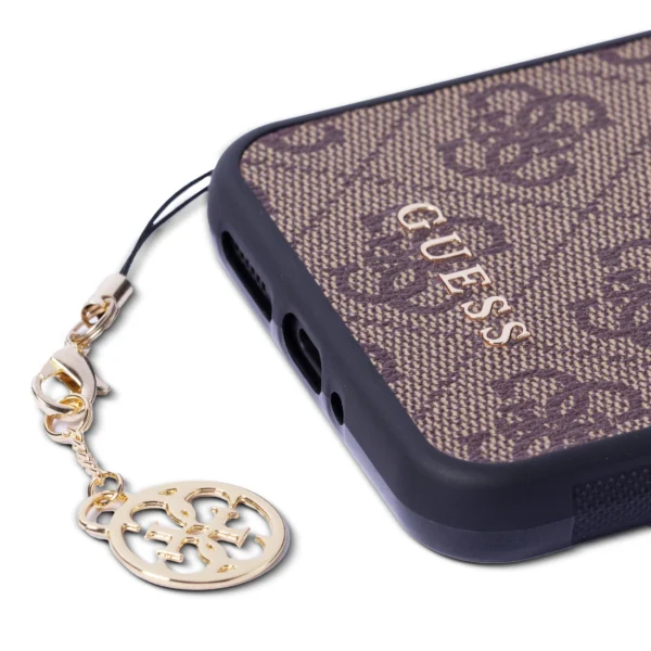 Guess GUHCSA34GF4GBR A34 5G A346 brown/brown hardcase 4G Charms Collectioneng