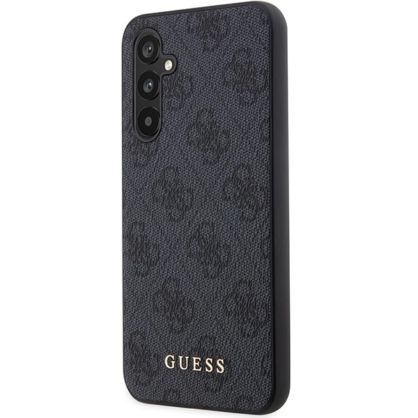 Guess GUHCSA54G4GFGR A54 5G A546 grey/grey hard case 4G Metal Gold Logoeng