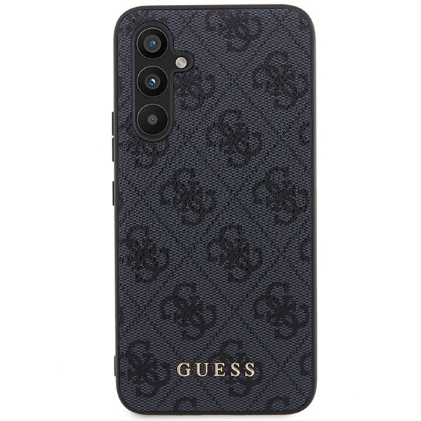 Guess GUHCSA54G4GFGR A54 5G A546 grey/grey hard case 4G Metal Gold Logoeng