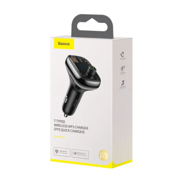 Bluetooth transmitter / car charger Baseus S-13 (Overseas Edition) - blackeng
