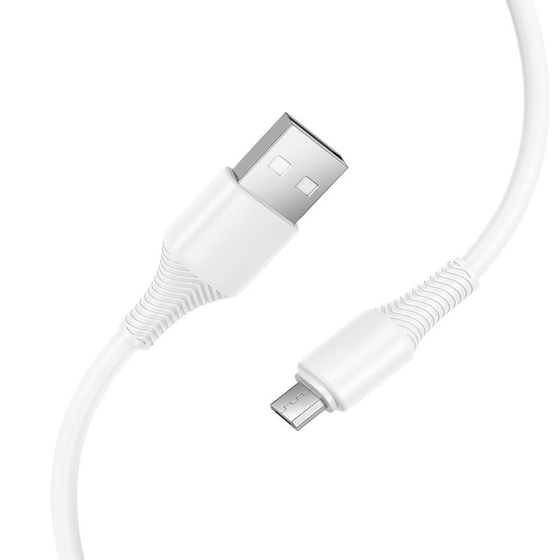 Cable USB A to Micro USB Hoco 2,4A 1 m X120 white