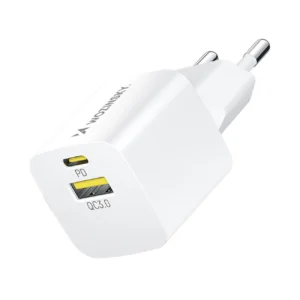 Wozinsky WWCEAC GaN USB-A USB-C 33W wall charger - whiteeng