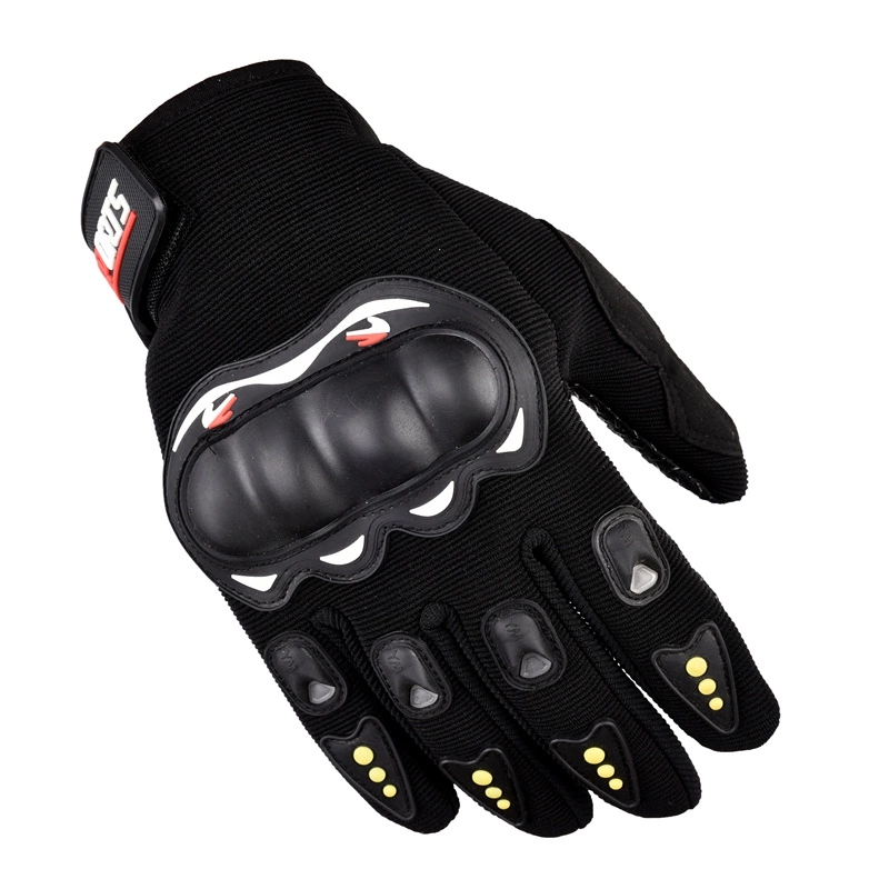 Motorcycle phone gloves with knuckle protector – blackeng