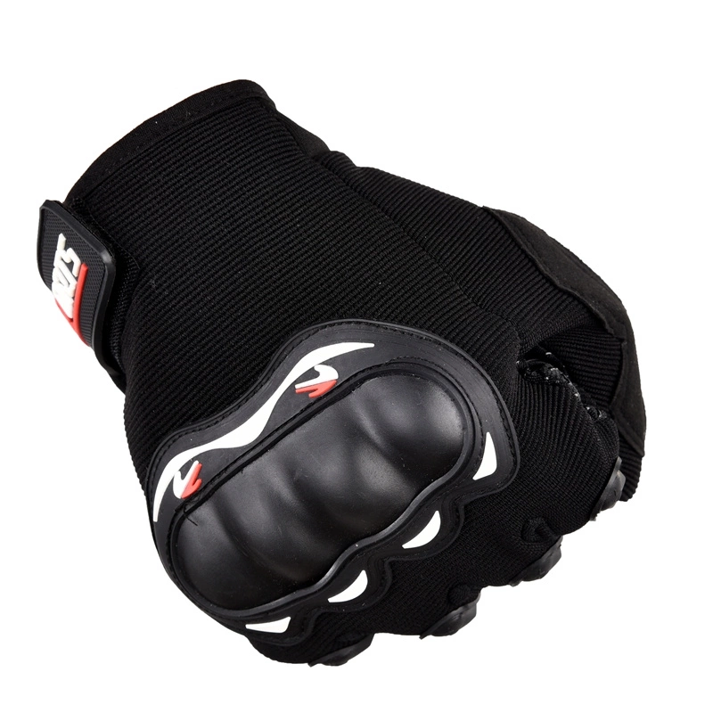 Motorcycle phone gloves with knuckle protector – blackeng