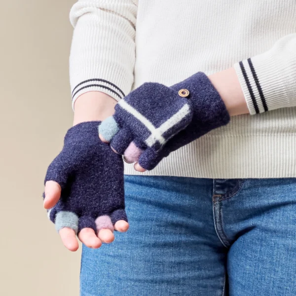 Women's/children's winter phone gloves - blackeng
