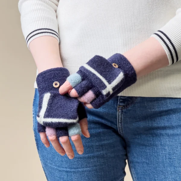 Women's/children's winter phone gloves - blackeng