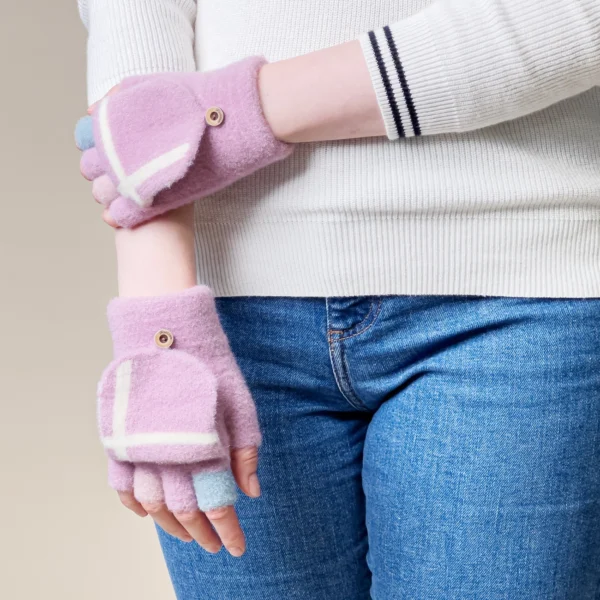 Women's/children's winter telephone gloves - pinkeng