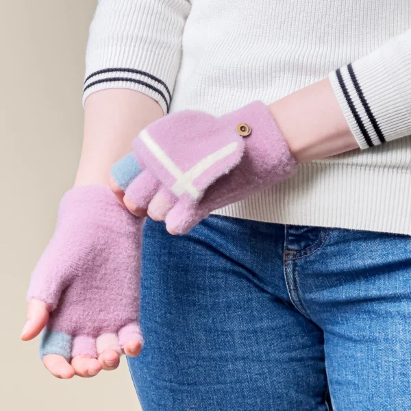 Women's/children's winter telephone gloves - pinkeng