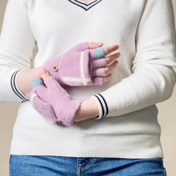 Women's/children's winter telephone gloves - pinkeng