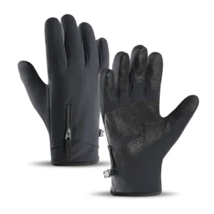 Anti-slip winter phone sports gloves (size M) - blackeng
