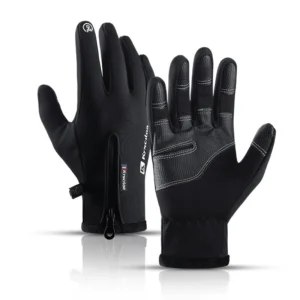 Winter phone sports gloves (size L) - blackeng