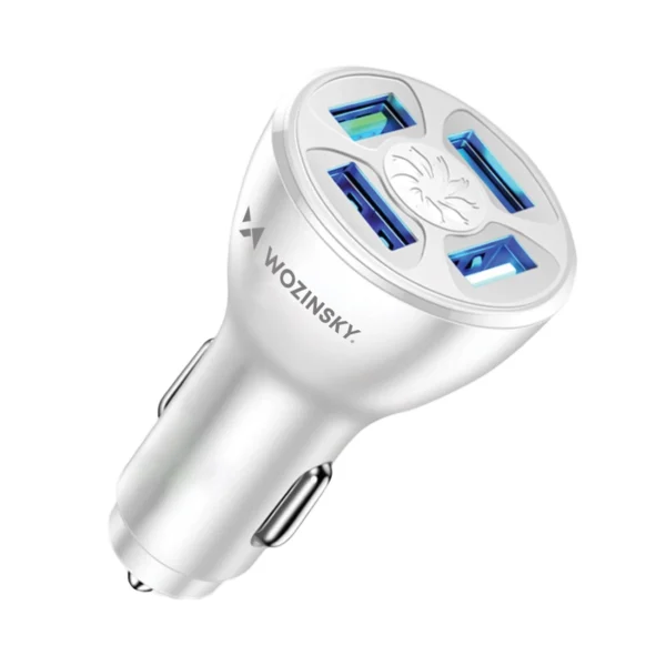 Wozinsky WCCAW 50W 4x USB-A QC car charger - whiteeng