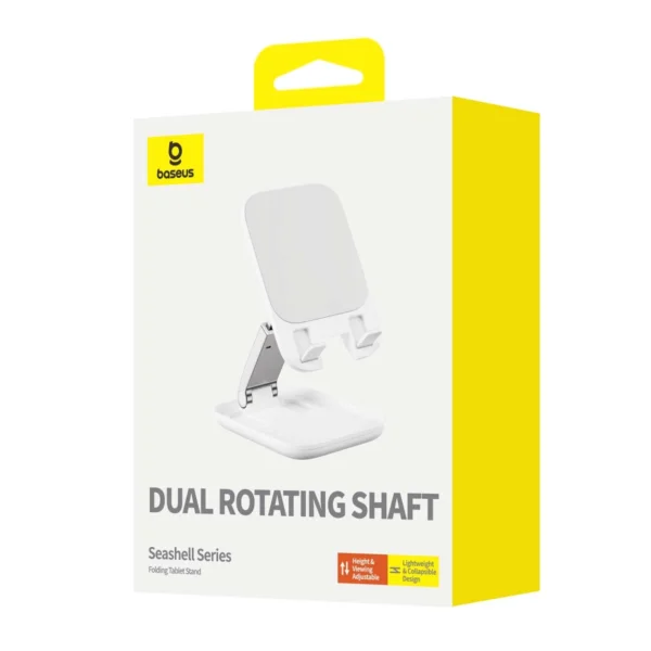 Baseus BS-HP009 Seashell Series foldable tablet stand - whiteeng