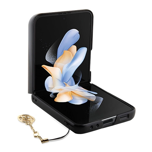 Guess 4G Charms Collection case for Samsung Galaxy Z Flip 5 - grayeng