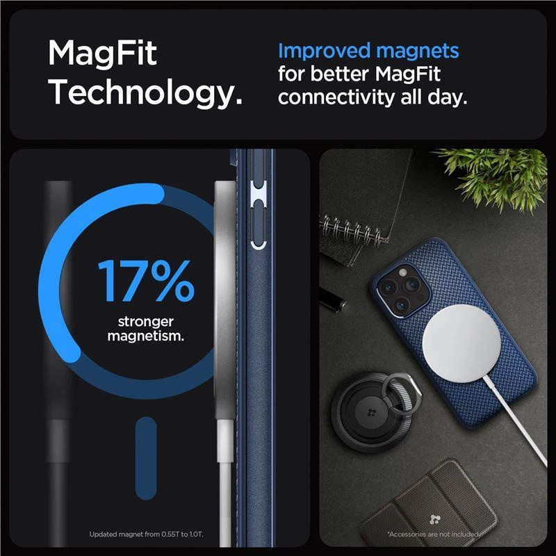 Spigen Mag Armor Case with MagSafe for iPhone 15 Pro - Blueeng