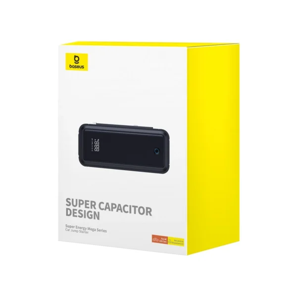 Jump starter with supercapacitor Baseus Super Energy Mega Series BS-CH007 3000A 12V USB-C / EC8 / DC - grayeng