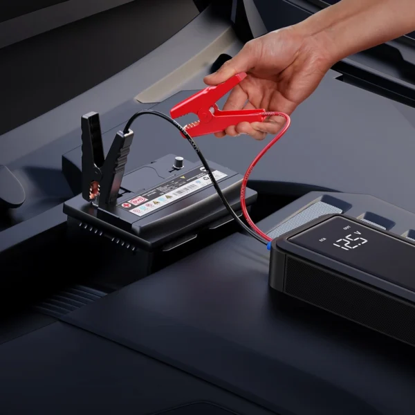 Jump starter with supercapacitor Baseus Super Energy Mega Series BS-CH007 3000A 12V USB-C / EC8 / DC - grayeng