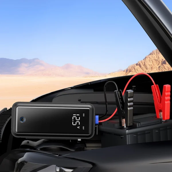 Jump starter with supercapacitor Baseus Super Energy Mega Series BS-CH007 3000A 12V USB-C / EC8 / DC - grayeng