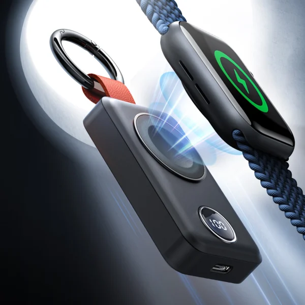 Joyroom JR-WQW01 wireless powerbank 2000mAh 3W for Apple Watch - blackeng