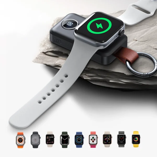 Joyroom JR-WQW01 wireless powerbank 2000mAh 3W for Apple Watch - blackeng