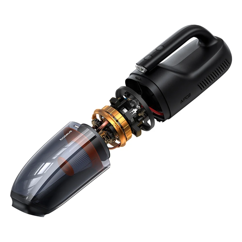 Baseus AP02 6000Pa car vacuum cleaner - blackeng