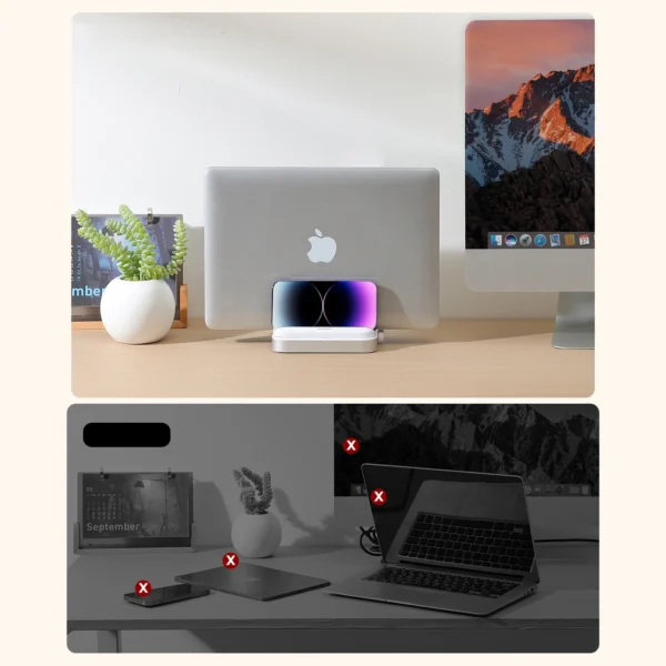 Joyroom laptop stand holder white (JR-ZS374)eng