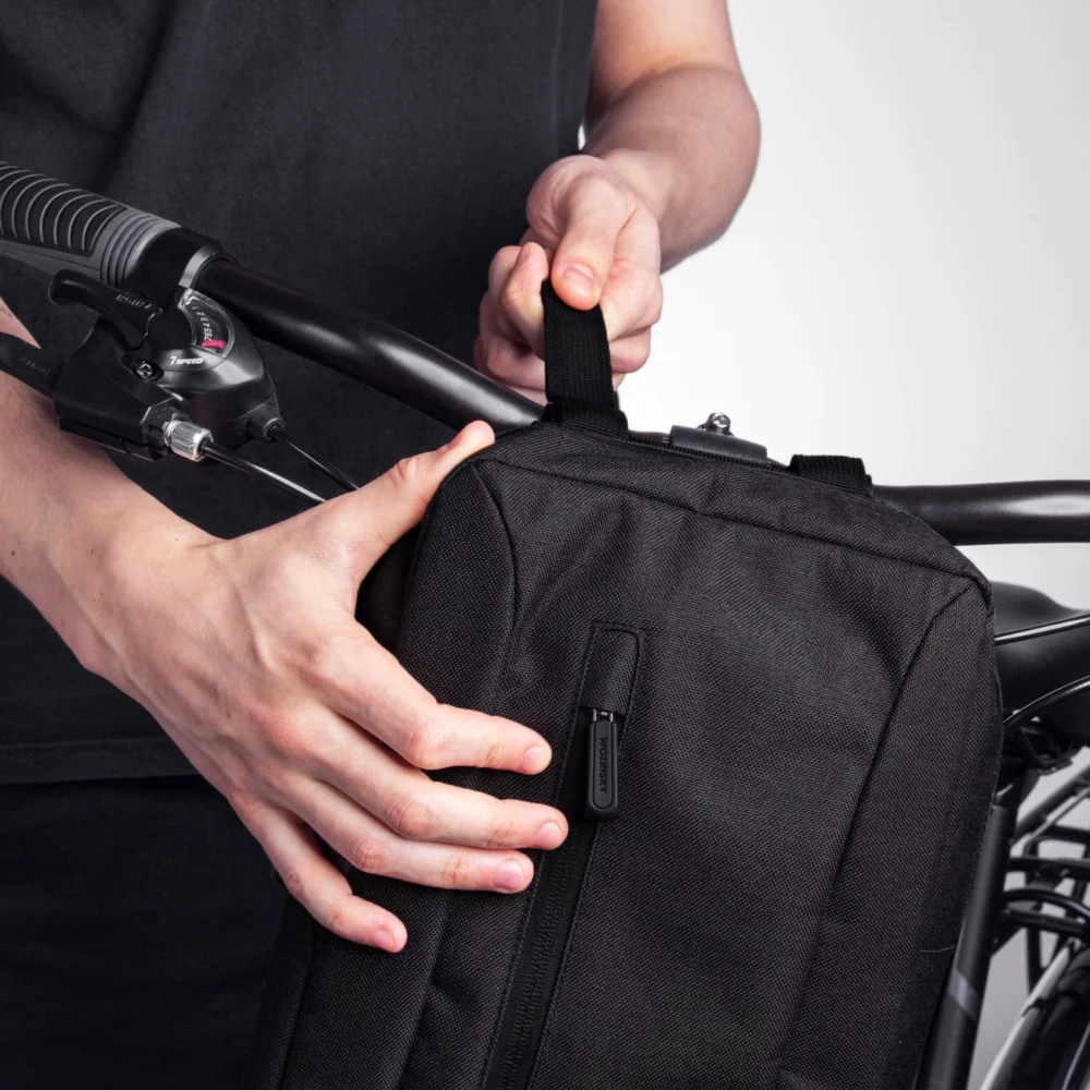 Wozinsky bicycle bag for handlebars - grayeng