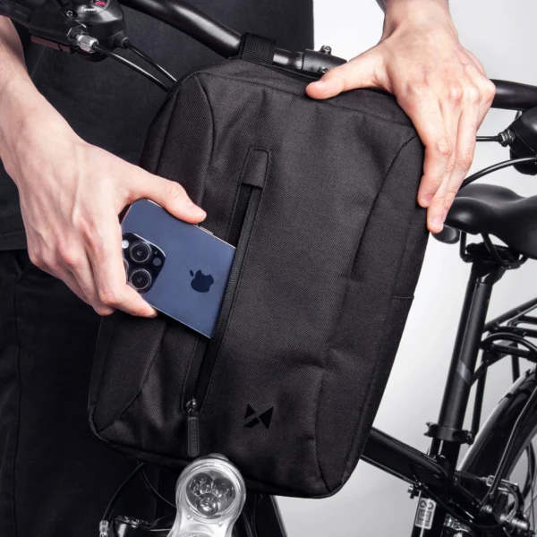 Wozinsky bicycle bag for handlebars - grayeng