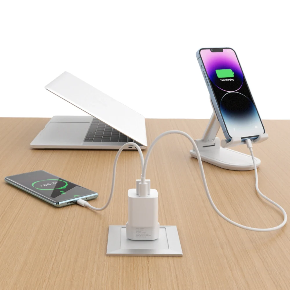Wozinsky CMWCW 20W USB-C / USB-A wall charger - whiteeng