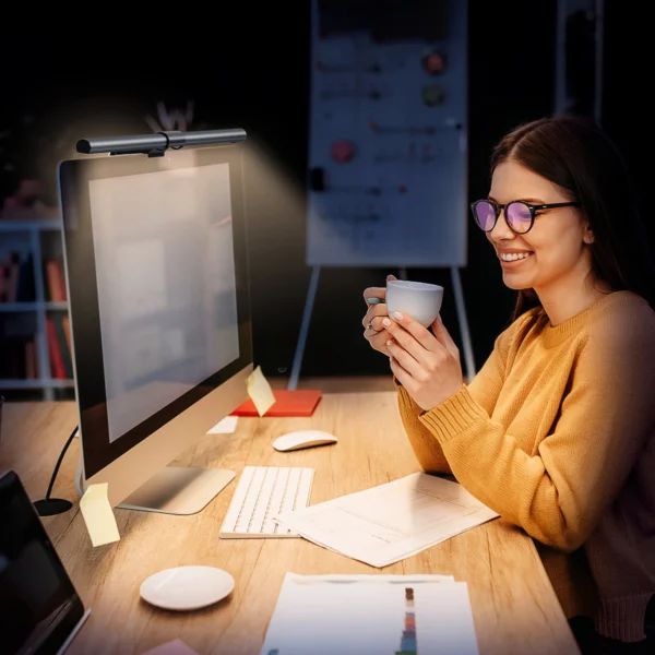 Choetech E1132 screen lamp with backlight - grayeng