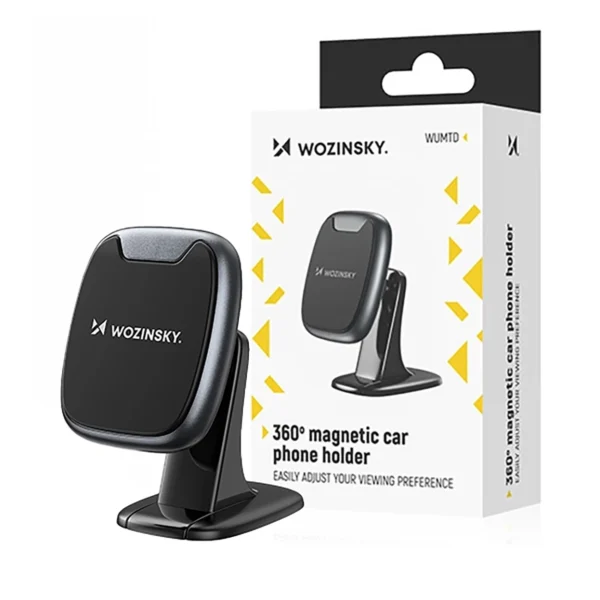 Wozinsky WUMTD magnetic phone holder for car dashboard - blackeng