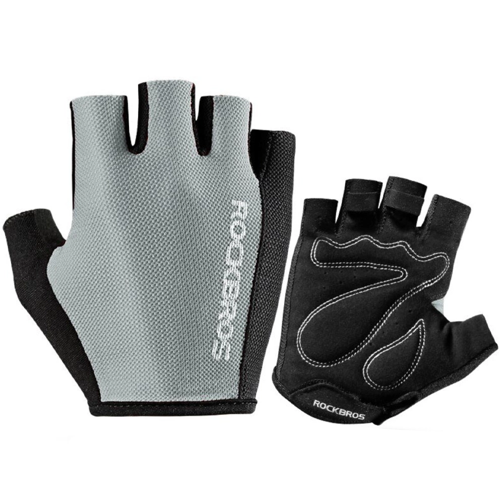 Rockbros S099GR cycling gloves, size XL - grayeng