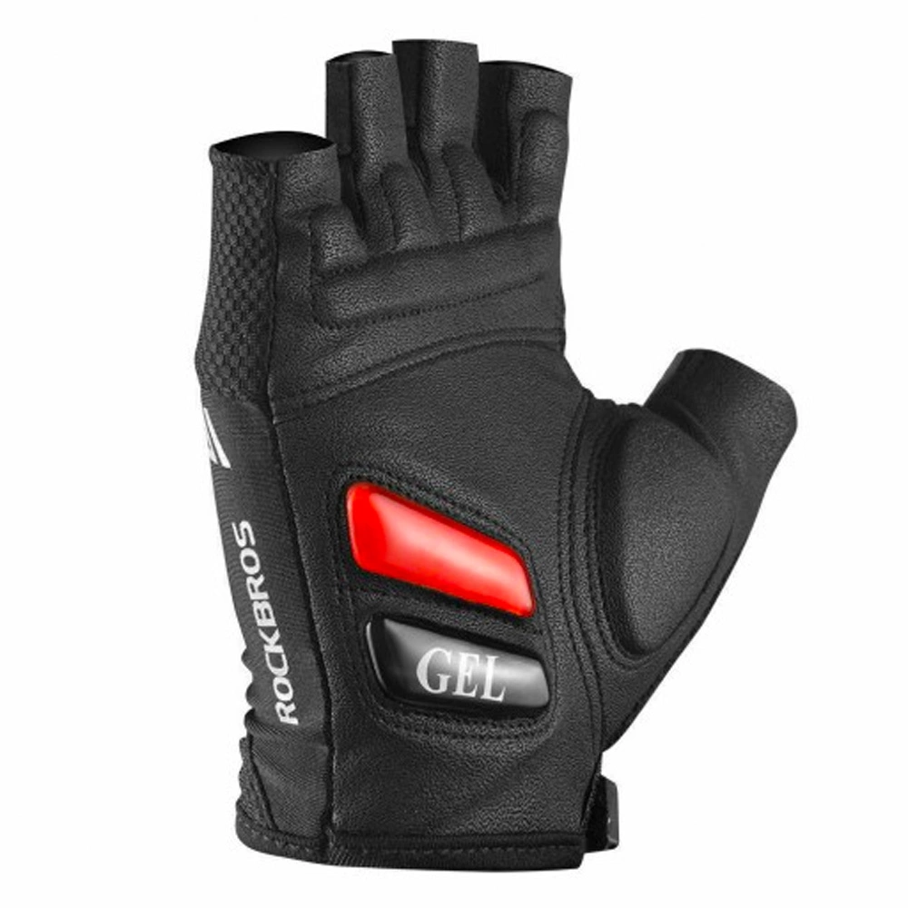 Rockbros S143-BK M cycling gloves with gel inserts - blackeng