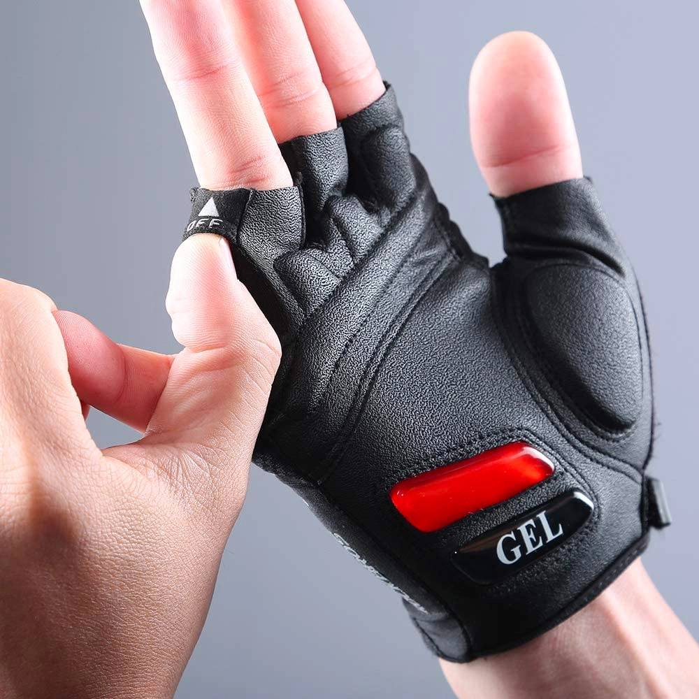 Rockbros S143-BK M cycling gloves with gel inserts - blackeng