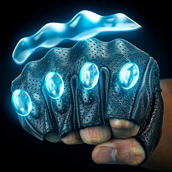 Rockbros 16220006005 XXL leather motorcycle gloves - blackeng