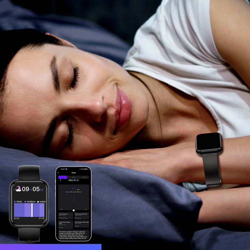 Choetech WT001 smartwatch with IP67 call answering function - blackeng