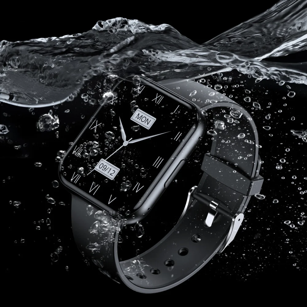 Choetech WT001 smartwatch with IP67 call answering function - blackeng