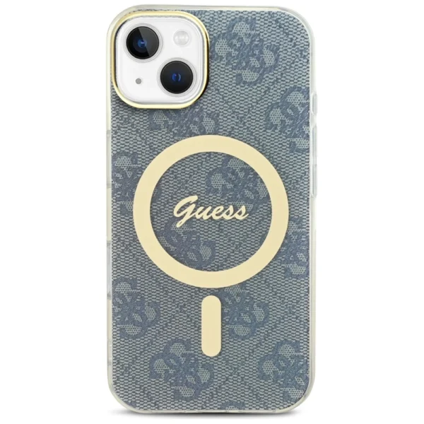 Guess IML 4G MagSafe case for iPhone 15 / 14 / 13 - blueeng