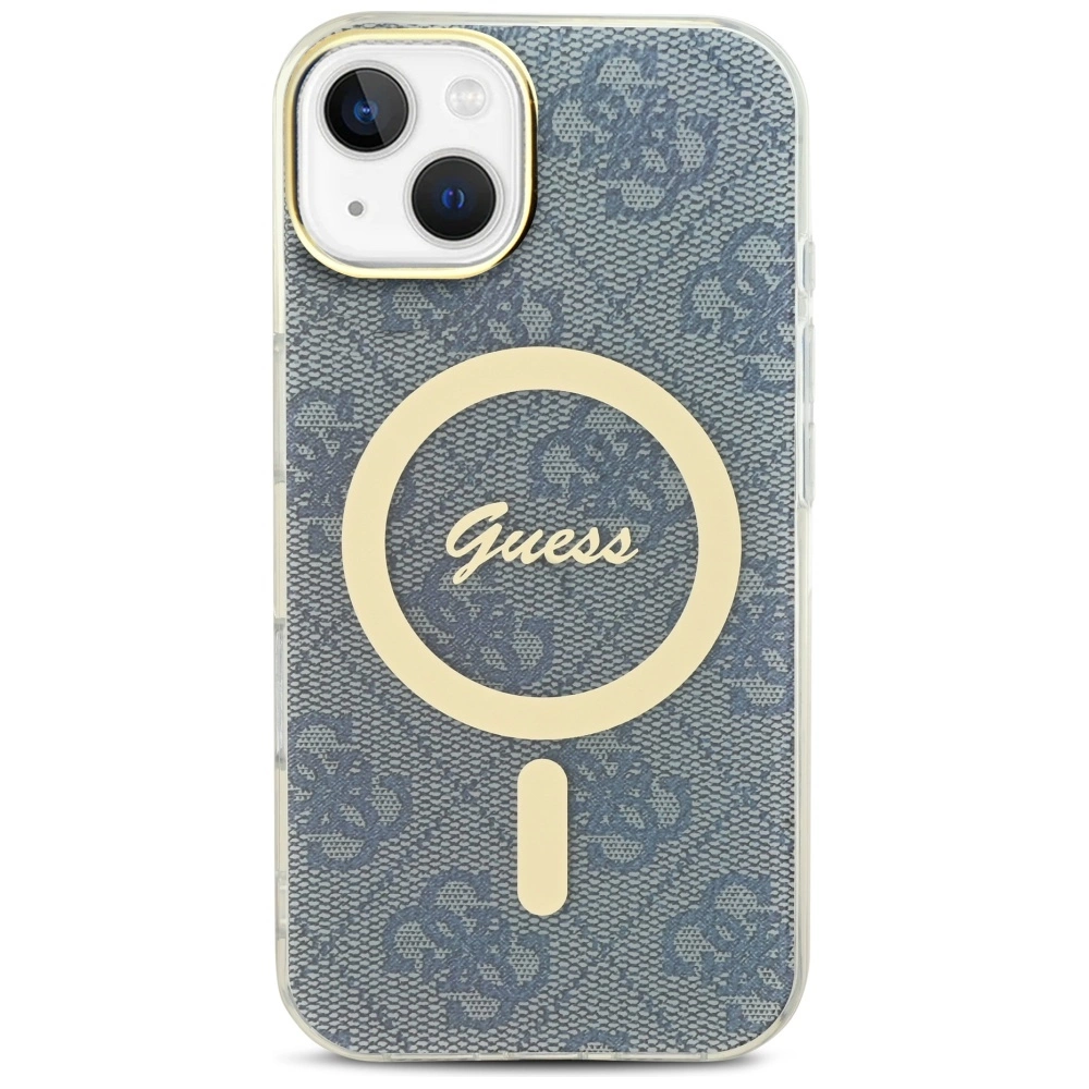 Guess IML 4G MagSafe case for iPhone 15 / 14 / 13 - blueeng