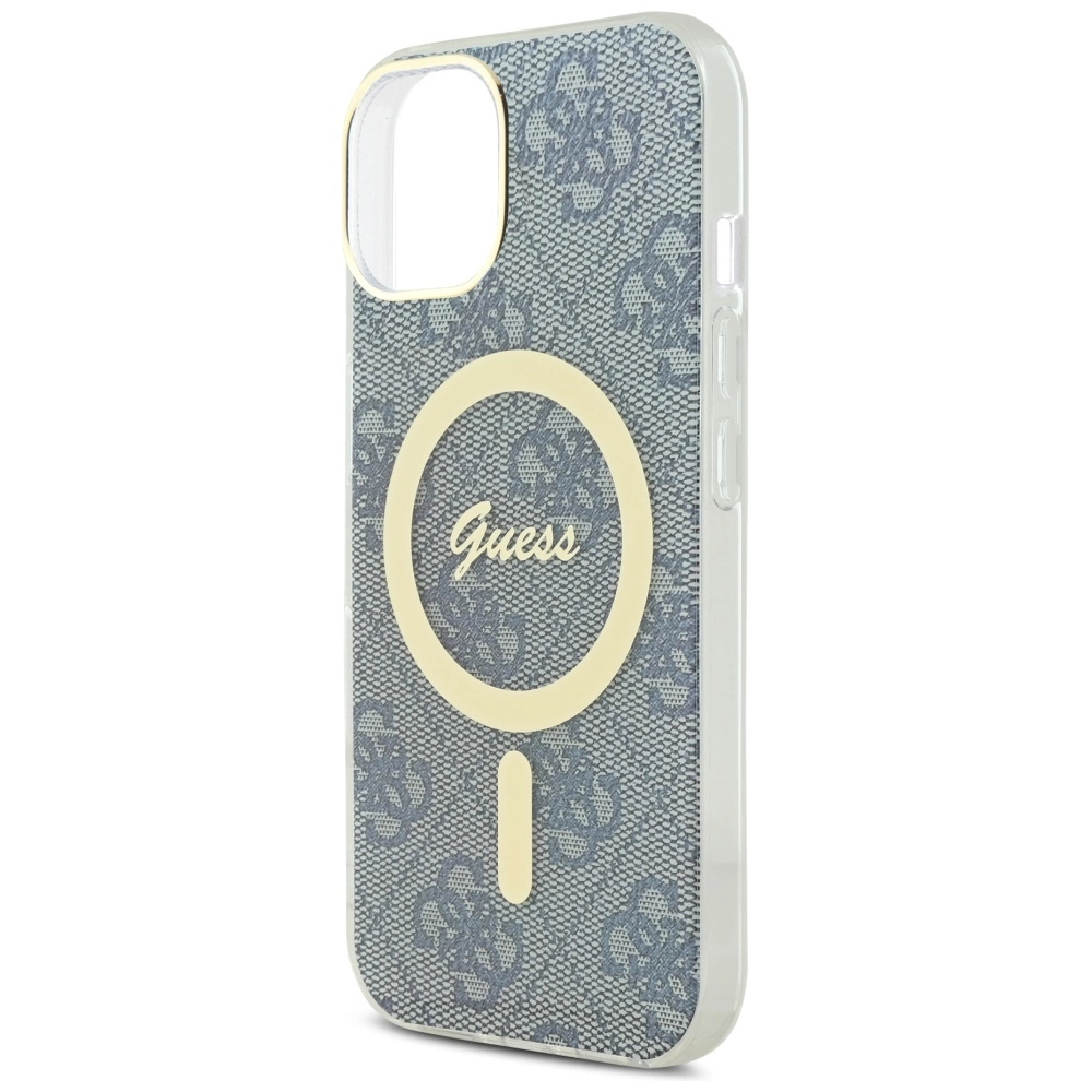 Guess IML 4G MagSafe case for iPhone 15 / 14 / 13 - blueeng