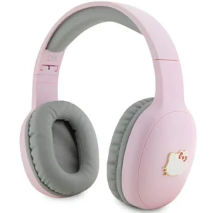 Hello Kitty Metal Logo Bluetooth on-ear headphones - pinkeng