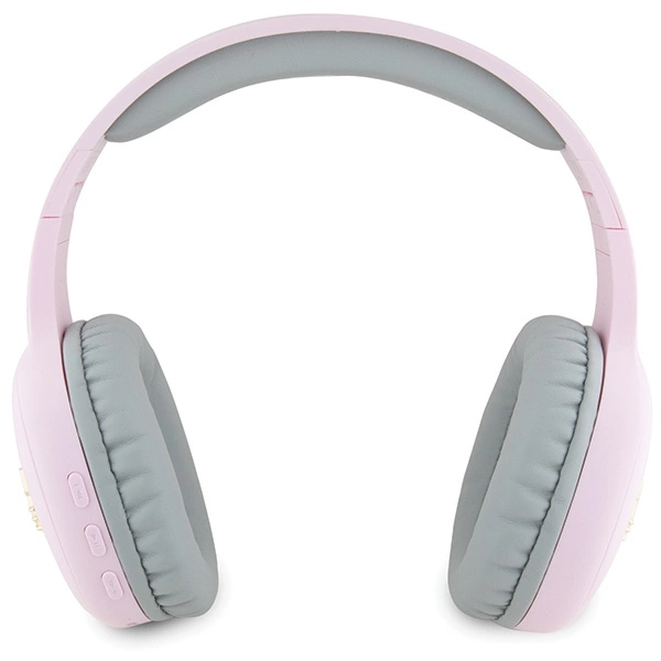 Hello Kitty Metal Logo Bluetooth on-ear headphones - pinkeng