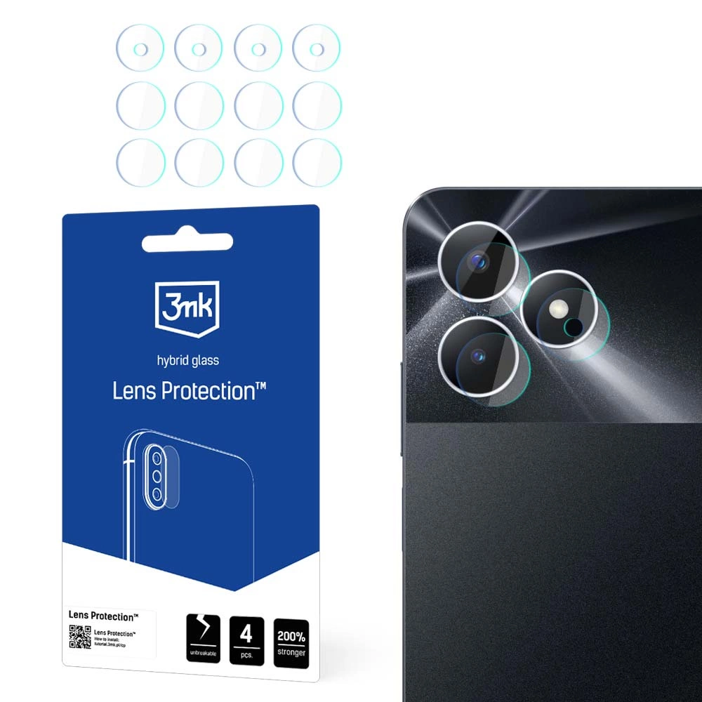 3mk Lens Protection™ hybrid camera glass for Realme Note 50eng