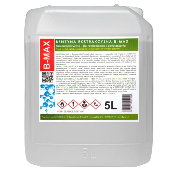 Odorless extraction gasoline B-MAX 5Leng