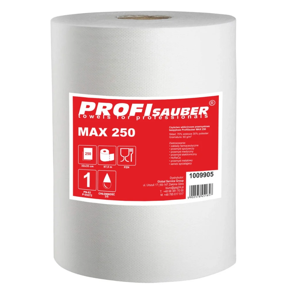 ProfiSauber MAX 250 nonwoven industrial cleaning clotheng