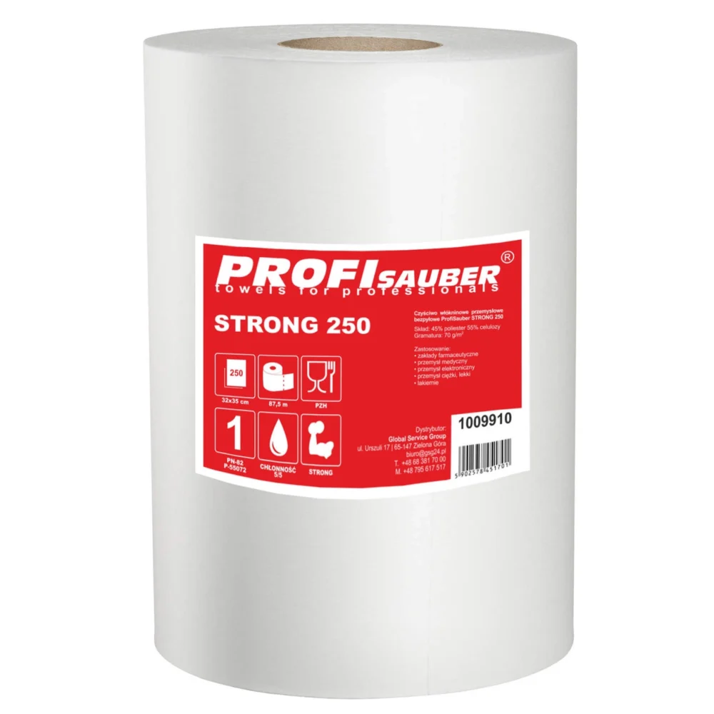 Durable industrial nonwoven cleaning cloth ProfiSauber STRONG 250eng
